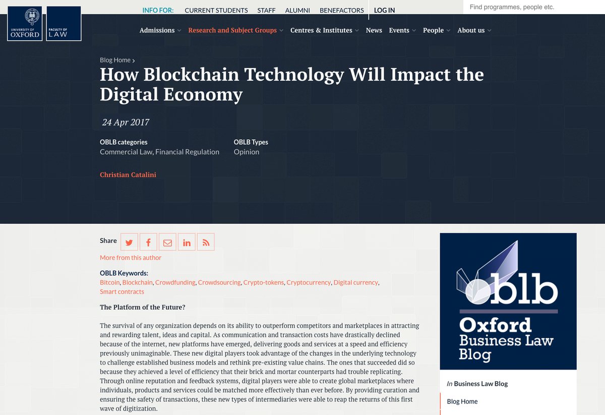 The article on the Oxford Business Law Blog